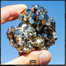 50-70G of 1pc of AAAA+ Grade Natural Pyrite Raw Stone, Irregular Chalcopyrite R picture