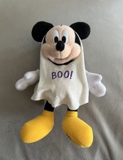 Tokyo Disneyland Ghost Mickey Mouse Boo Halloween Plush KeyChain Charm Japan M56 picture