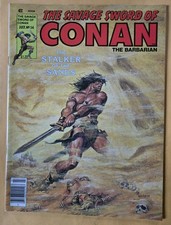 The Savage Sword of Conan #54 Cover By Earl Norem Marvel Comics 7/80 picture