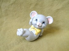 Vintage Ceramic/Porcelain Small Mouse Reclining picture