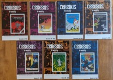 Cerebus Bi-Weekly Lot #1 2 3 4 5 8 9 (7 Books) Dave Sim Aardvark-Vanaheim VF/NM picture