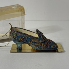 MMA French Embroidered Evening Shoe Ornament Metropolitan Museum of Art Vintage picture