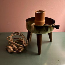 MCM Beehive Atomic Retro Lamp Base Tripod Legs picture