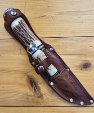 Vintage Hoffritz old Twin Hunting Knife Set - Solingen Germany picture