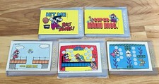 1989 Topps Nintendo Super Mario Bros Sticker Scratch-Off Rookie Card Lot Rare NM picture