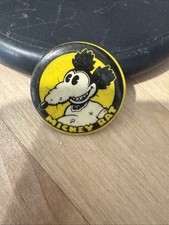 Vintage 1983 MICKEY RAT Pin Pinback Button R. ARMSTRONG Ephemera picture