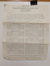 1953 Vintage Central Livestock Association South St. Paul Trend & Market Value  picture