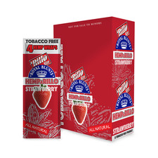 Hemparillo Strawberry Rillo Size - Full Box of 15 Pouches (4 Per Pouch) picture
