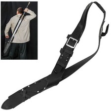 Medieval Genuine Leather Long Sword Baldric Belt Hanger Adjustable picture