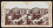 Photo:Christiania Norway Houses of Parliament 1903 Stereoview picture