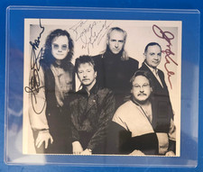 Vintage The Guess Who Multi Signed Autograph Photo Card Ribfest 1992 picture