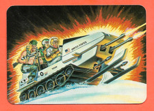 1986 Hasbro G.I. Joe Action Card Series 1 # 43 Polar Battle Bear Snowmobile (NM) picture
