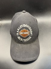 Harley Davidson Australia Embroidered Baseball Cap Hat Strapback Black picture