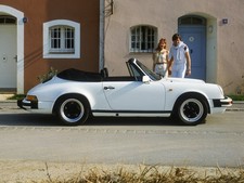 Cars 1982 porsche 911 s c 3 0 cabriolet Art Print Poster 11x17 picture