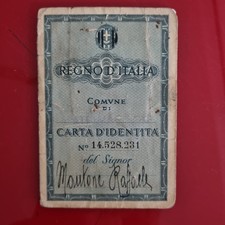 REGNO D'ITALIA - CARTA D'IDENTITA picture