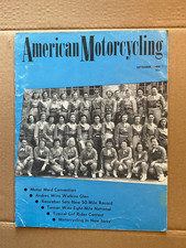 1959 American Motorcycling Magazine AMA Racing Harley Indian Motor Maid picture