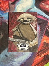 2024 TOPPS STAR WARS HYPERSPACE ALAZMEC PURPLE FOIL SKETCH BY REBECCA LOURO picture