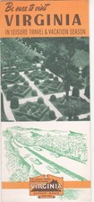 1952-53 Virginia Fall & Winter Vacation Events Brochure picture