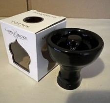 NEW Vortex Hookah Bowl Charcoal Ceramic Head Durable Accessory for Hookahs BLACK picture