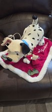 VTG Animated Christmas Motionette Disney 101 Dalmatians Animatronic Dog Telco picture