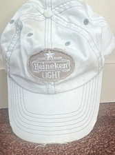 Heineken Light White Adjustable Baseball Cap Hat Breweriana Theme picture
