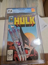The Incredible Hulk #340 (Marvel Comics February 1988) Keys Hulk Vs Wolverine picture