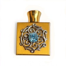 Bonheur Perfume X Metal Decanter circa 1940s picture