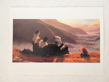 Brave 2012 Disney 14x10 Commemorative Lithograph Princess Merida and Angus EUC picture