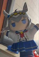 Anime Pretty Derby Oguri Cap Hand Puppet Plushie Toys Cute Cotton Doll Cosplay picture