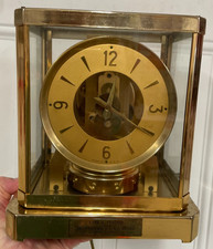 1952 Engraved Gold Master Crafters Atmos? Clock Otto Krueger The Pessenden Rare picture