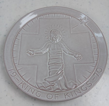 Frankoma 1970 Christmas Plate – King of Kings by John Frank picture