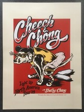 Cheech & Chong Light Up North America Tour 2009 Poster Billy Perkins picture