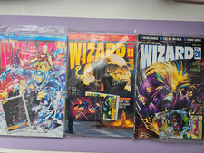 Wizard Magazine Lot Sealed #12, #13, #14 with Cards Ghost Rider Savage Dragon picture