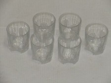 VINTAGE BORMIOLI ROCCO ITALY SET OF (6) ON THE ROCKS HIGH BALL GLASSES NICE picture