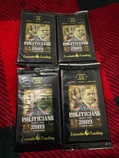 Politicians 2009 Executive Trading Cards Political Sealed Unopened lot of 4 pack picture