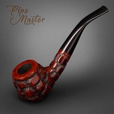 Mr. Brog SMALL HAND MADE WOODEN TOBACCO SMOKING PIPE 65 Prince Brown BRIAR + BOX picture