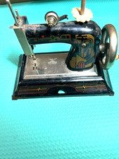 Vintage Casige Toy Sewing Machine Art Deco Hand Crank Childs Made in Germany picture