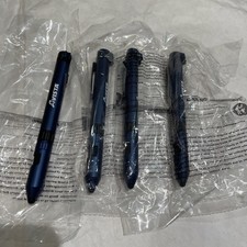 Qty 4 Tactical Pen 6-in-1  / Flashlight / Ballpoint /Compass/Screwdriver/Stylus picture