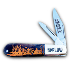 BEAR & SON CUTLERY USA HALLOWEEN 2026 BLACK BONE BARLOW KNIFE 1 OF 50 MADE picture