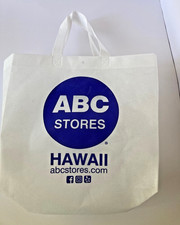 ABC Stores Hawaii Tote Bag – White & Blue – New/Unused Souvenir picture