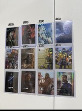Topps Star Wars Galaxy 2026 Trading Card Lot 12 Cards Parallels Numbered picture
