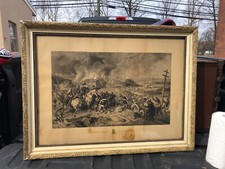 1883 Sherman's March to the Sea Civil War Print by J P Fitch Hartford CT picture