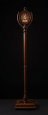 Ceremonial Academic Mace Wooden Vertical Display Floor Stand University College picture