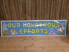 Vintage 1987 Bulletin Board Put Em' Ups Our Monsterous Efforts Display picture