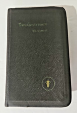 VTG WWII 1941 US Armed Forces Bible New Testament/Psalms - Franklin Roosevelt picture