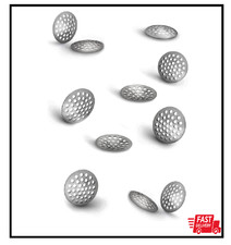 5/8 Inch Premium Stainless Steel Pipe Screens 10-Pack Curved Concave picture