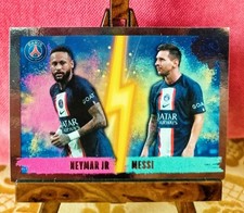 2022/23 Topps UEFA Champions League - Neymar JR - Messi - Paris Saint Germain  picture