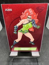 2025 fleer ultra superman Knockout Ruby Medallion 50/50 picture