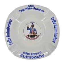 Vintage German Porcelain Ashtray - Erste Kulmbacher Brauerei Beer Brewery Collec picture