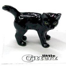 Little Critterz Cat - Black Kitten